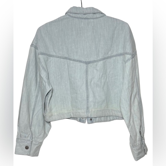 DL1961 NWT Cropped Light Jean Taryn Denim Jacket - Picture 5 of 7